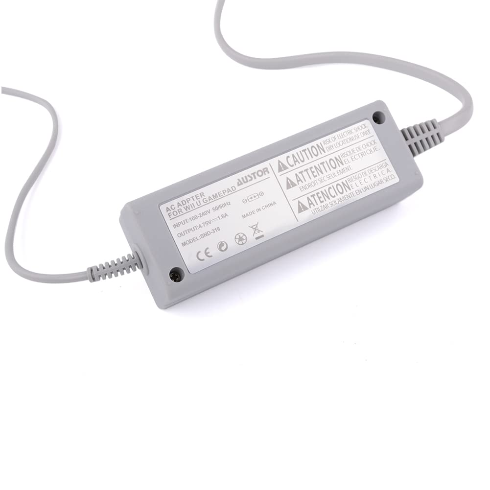 AUSTOR Gamepad Charger AC Adapter Wall Power Charger for Nintendo Wii U Gamepad
