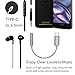 AD ADTRIP Type C to 3.5mm Headphone Audio Adapter Headphone Adapter Type C Earphone Aux Adapter for Huawei Mate 20 Pro/ P20 Pro, Moto Z, Xiaomi Mi 8, Oneplus 6t, oneplus 7 pro, 2-Pack
