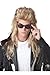 California Costumes Mens 80's Rock Mullet Wig Adult Sized, Blonde