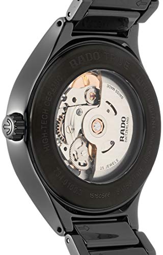 Rado TRUE Reloj de hombre automático 40.1mm correa de cerámica R27100912 - Imagen 3
