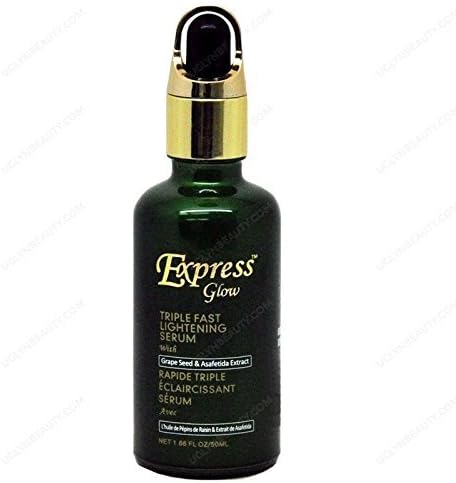 Express Glow Triple Fast Lightening Serum with Grapeseed Oil by Express glow