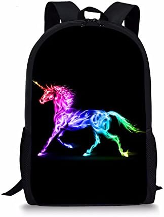 Ruiyida Unicorn & Pegasus Kids School Backpack For Elementary Girl Boy