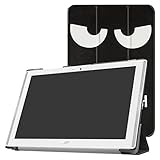 Acer Iconia One 10 B3-A40 / A3-A40 Slim Shell Case,Mama Mouth Ultra Lightweight PU Leather Standing Cover for 10.1
