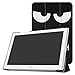 Acer Iconia One 10 B3-A40/A3-A40 Slim Shell Case,Mama Mouth Ultra Lightweight PU Leather Standing Cover For 10.1