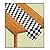 Printed Checkered Table Runner