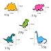 SIVITE Cute Cartoon Enamel Brooch Pin Set for Clothes Hat Bag Scarf Corsage Badge Multicolor Dinosaurs Lapel Pin