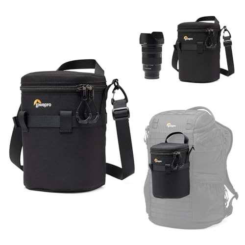 Lowepro ProTactic LCS 12 x 24 III Objektivtasche, gepolstert, f. 70-200 mm F/2.8 (mit Gegenlichtblende), für DSLR, spiegellose Kameras, Vol.2,5 l, Abm