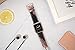 SWEES Leather Band Compatible for iWatch 38mm 40mm, Genuine Leather Replacement Strap Rose Gold Buckle Compatible iWatch Series 6 5 4 3 2 1, Sports & Edition Women Snake Black