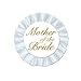 Mother Of The Bride Satin Button Party Accessory (1 count) (1/Pkg)