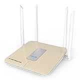 EDUPLINK AC1200 Wireless WiFi Dual Band Router with Smart Wi-Fi App and High Power External Antenna