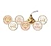 Hershey's Kisses Stickers for Baby Shower Chocolate Candy Favors(Pink Gold) - 216 count …