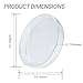 Petri Dishes (92.5mm x 15mm) EO Sterile, Vented, Made with Professional Grade Polystyrene - 2 Sets x 10 (20 Count) by Mile High Online