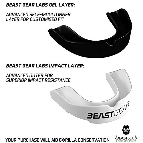 Beast-Gear-Protector-bucal-Boxeo-Artes-Marciales-Mixtas-Rugby-Muay-Thai-Hockey-Judo-Karate-Artes-Marciales-y-Todos-los-Deportes-de-Contacto