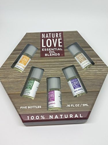 Nature Love Aromatherapy Essential Oil Blends Everyday Essentials Kit 5 pc