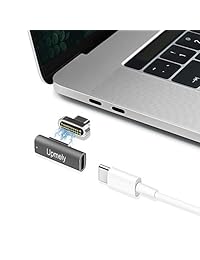 Adaptador magnético USB C, conector tipo C, USB 3.1 10 Gb s PD,100 W de carga rápida   4 K   60 Hz de alta resolución   Soporta alta velocidad, compatible con MacBook Pro Pixelbook Matebook Dell XPS