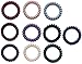 10Pcs Spiral Hair Ties Plastic Elastics Hair Ties No Crease Coil Hair Ties telephone cord hair ties