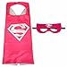 SPESS Comics Cartoon hero Costumes 4Pcs Girl Capes and Masks with Bag