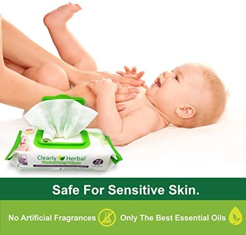 clearly herbal baby wipes
