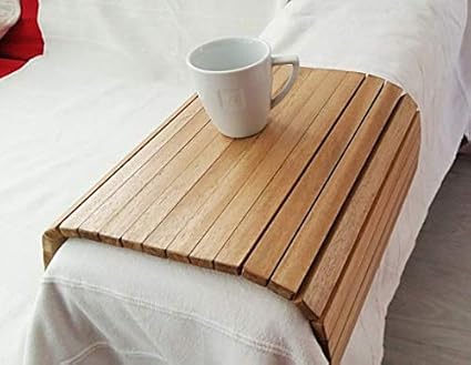 Buy Bois Art Sofa Arm Lip Lap Tray Table Wood Side Table Tray