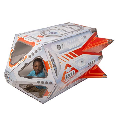 2 Melissa+Doug+Rocket+Corrugate+Playhouse