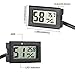 AUTIDEFY Mini Digital Electronic Temperature Humidity Meters Gauge Indoor Thermometer Hygrometer LCD Display Fahrenheit (Humidity with Probe)