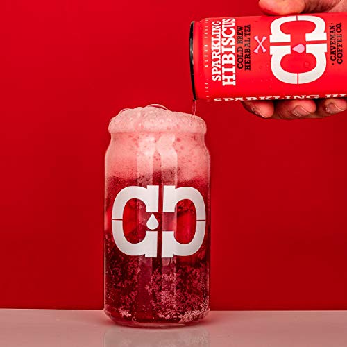 Caveman Coffee Cold Brew Hibiscus Tea, 6 Calories, Zero Sugar, Caffeine