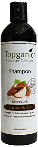 Topganic Shampoo with Brazil Nut Oil, 13.5 Ounce