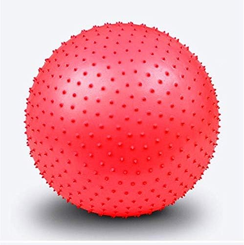 Massage Ball Children Training Granule Fitness Yoga Ball Thickened Explosion-Proof, red 65cm