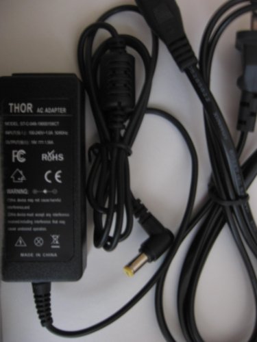 Thor Brand Replacement Laptop Ac Power Adapter Cord for Toshiba Mini Notebook Pc: Nb255-n240 Nb255-n245 Nb255-n246 Nb255-n250 Nb255-sp0010l Nb255-sp0010m Nb255-sp0011l Nb255-sp0011m Nb255-sp1001l Nb255-sp1001m Nb255-sp1002l Nb255-sp1002m Nb255-sp1003l Nb255-sp1003m Battery Charger