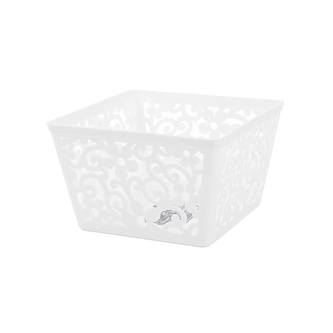 Hosaire 4 Pcs Foldable Cube Storage Bin Fabric Basket Organizer