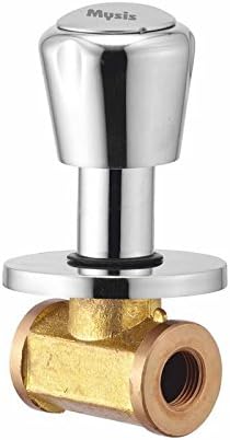Mysis Royal Brass Concealed Stop Cock 1/2" (15mm) With Concealed Flange (Concealed Disc Fittting | Quarter Turn)