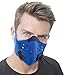 Flyalone Dust Masks, Reusable Respirators Face Masks for Allergies Woodworking Running Sanding Mowing Half Mask for Women Men,Reusable Dust Pollution Mask with 2 Activated Carbon Filter (Blue)