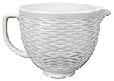 KitchenAid KSMCB5TLW 5-Qt. Tilt-Head Textured Ceramic Bowl - White Chocolate