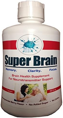 SuperBrain Liquid Formula │Easy to Drink Easy to Swallow│ #1 Choice For Elderly MEN&amp; WOMEN│ Focus, Memory, Attention, Energy, Clarity │ DMAE, Rhodiola Rosea Bacopa Monnieri, Ginkgo Biloba &amp; 50 more