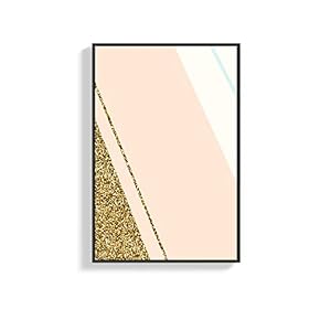 Framed for Living Room Bedroom Abstract Geometry Pattern for