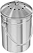 Utopia Kitchen Stainless Steel Compost Bin for Kitchen Countertop - 1.3 Gallon Compost Bucket Kitchen Pail Compost with Lid - Includes 1 Spare Charcoal Filter primary