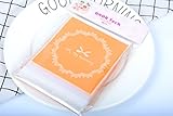 ONOR-Tech 100 PCS Lovely Cute Bowknot OPP Self Adhesive Cookie Bakery Candy Biscuit Roasting Treat Gift DIY Plastic Bag (Orange)