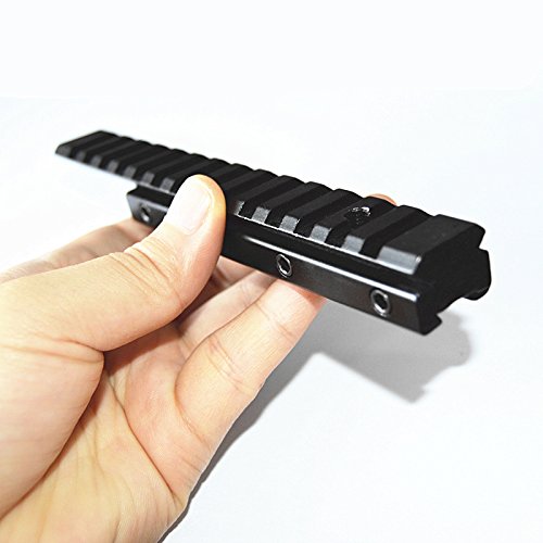FIRECLUB Tactical Riser 6" Inches Length Dovetail Scope Mount Convert to 20mm Picatinny Weaver Adapter 11mm to 20mm Accessories for Scope Mount Base Hunting