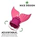 Tendol Mermaid Swimming Fin, with new strong adjustable strap. (Pink)