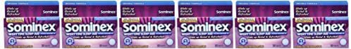 Sominex Nighttime Sleep-Aid Tablets, Original Formula, 32-Count Packages (Pack of 6) by Sominex