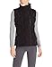 Andrew Marc Women's Performance Asymmetric-Zip Vest, Black, Large