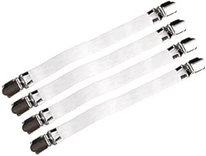 Sujetadores multiusos para sábanas de cama, 4 unidades, pinzas para