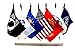 UNITED STATES MILITARY FLAG SET with Solid White Stand-7 Rayon 4