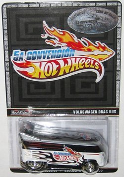 VW DRAG BUS Hot Wheels 2012 Mexico Convention 1 of 4k Made RARE Limited Edition 1:64 Scale Collectible Die Cast Car