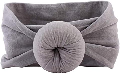 Baby Girl Nylon Turban Headwraps Round Knot Headbands Bow Turban Headbands New