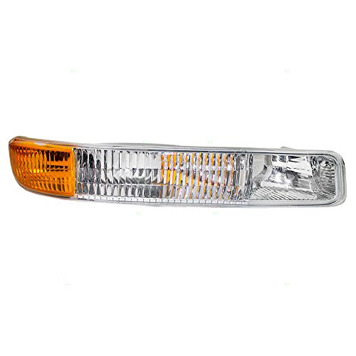 Passengers Park Signal Front Marker Light Lamp Lens Replacement for GMC SUV Pickup Truck 15199561