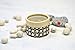 Hand Cranked beige retro music box with the melody Moon River from the movie Breakfast at Tiffany's