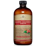 Solgar - Liquid Calcium Magnesium Citrate with Vitamin D3, Natural Strawberry, 16 oz