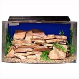 SeaClear 46 gal Bowfront Acrylic Aquarium Combo Set, 36 by 16.5 by 20", Clear
