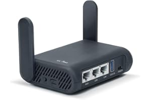 GL.iNet GL-A1300 Pocket VPN Travel Router - Portable Wi-Fi Router for Travel, Easy to Set up, Connect to Public & Hotel Wi-Fi